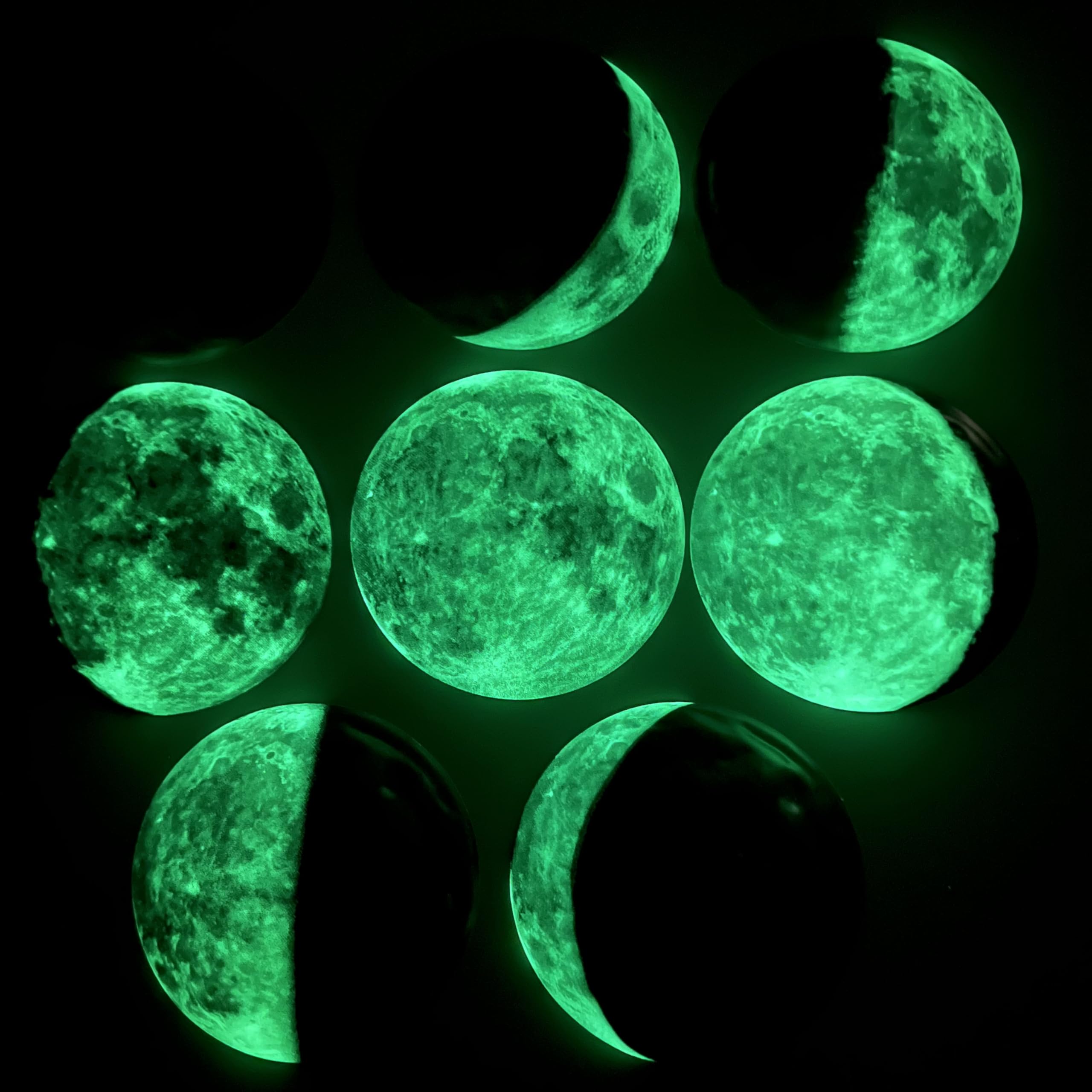 Amazon.com: Phases of the Moon Kit with 8 Glow-in-the-Dark 3-D